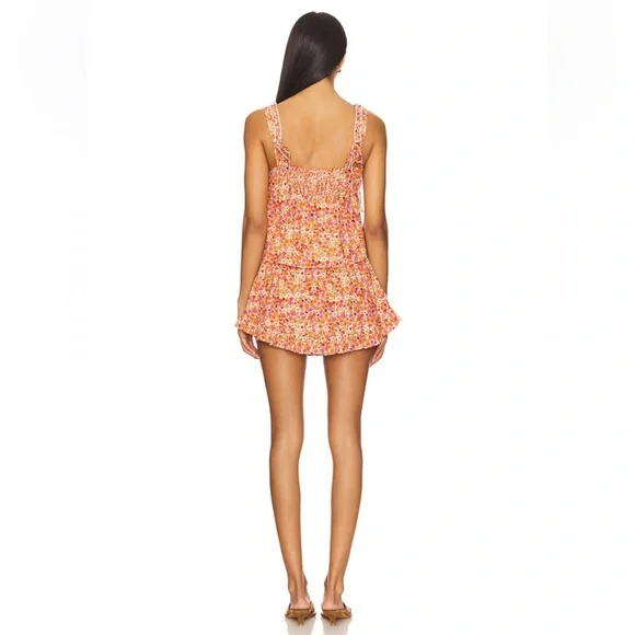 Free People Ellia Printed Floral Skort & Tank Top Set Size S - Picture 13 of 14